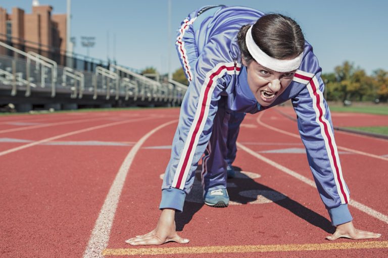 running, sprint, cinder-track